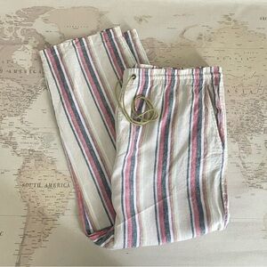 Mr Turk Striped Linen Pants Size XXL